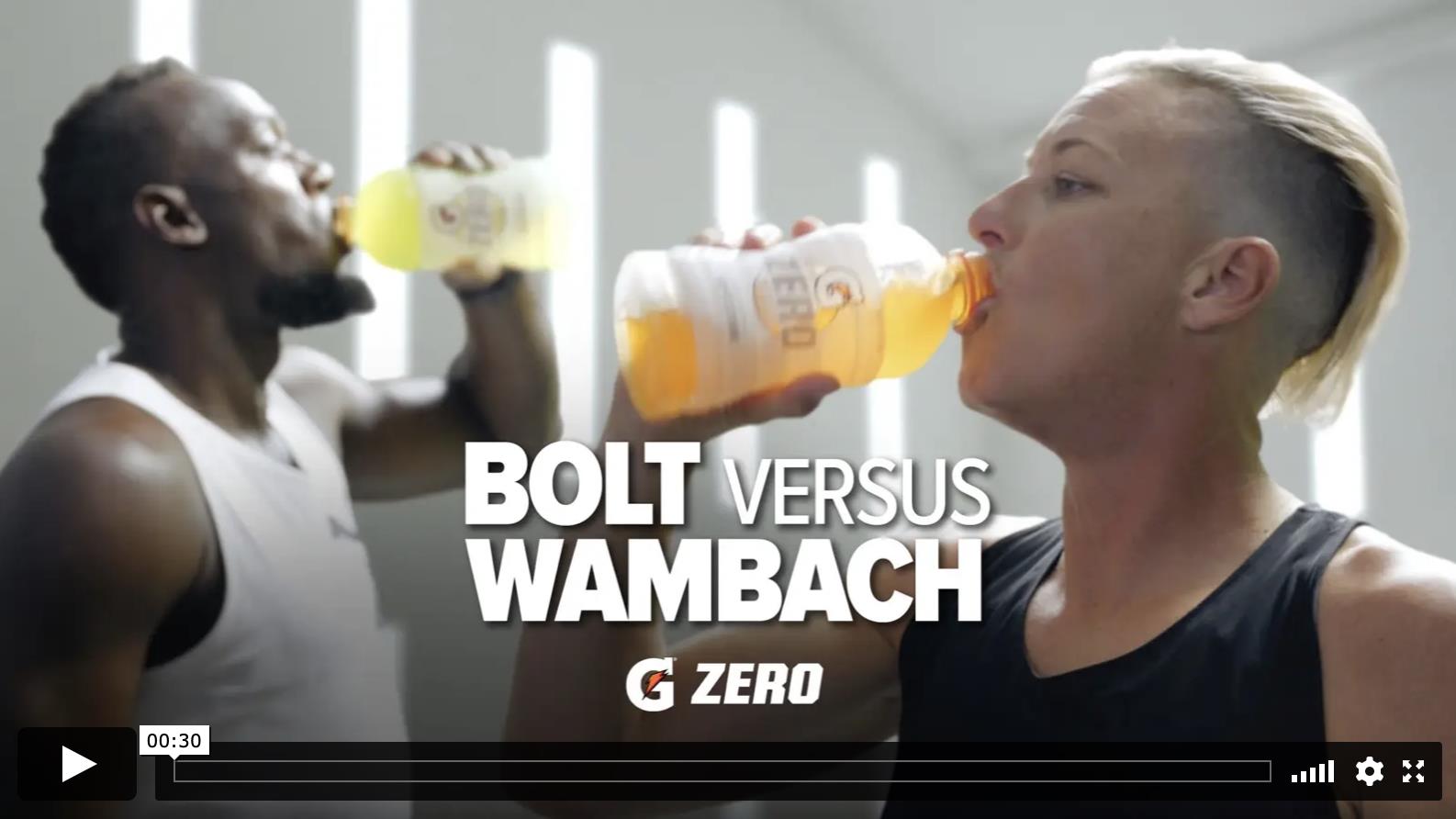 Abby Wambach vs. Usain Bolt | “I Can Do Better” | Gatorade Zero
